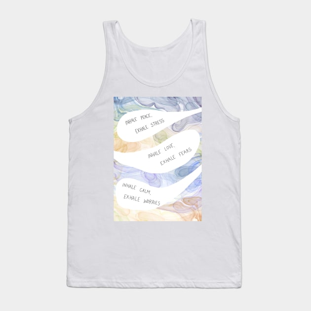 Meditation and mindfulness breathing resource Tank Top by empaduggan